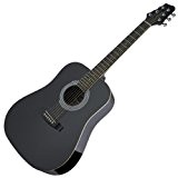 Stagg SW201 guitare gaucher - Noir
