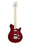 Sterling AX3-TRD/M Guitare électrique rouge