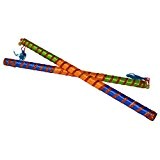 Sticks Dandia bois pour Navratri Celeberation, multicolore