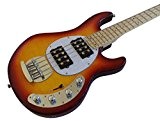 Sting Ray Guitare Basse électrique 4 cordes pour droitier Taille Complète Live Double Micros Humbucker hasguitar Lot
