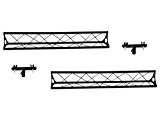 Structures acier 150 cm. x2 pieces avec support T LT-Truss 3