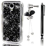 Sunroyal® Coque Rigide Samsung Galaxy S4 i9500 décoration Bling Diamant Strass Brilliant Etui Housse 3D Luxe Rhinestone Case Cover Compact ...