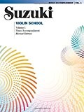 Suzuki Violin School: Piano Accompaniments Volume 1 (Revised Edition). Partitions pour Violon, Accompagnement Piano