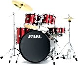 Tama s50h5 Swing VTR Star percussions de avec 50,8 cm (20 pouces) avec MEINL Set de cymbales HCS Grosse caisse - 1318, Vintage Rouge