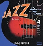 Thomastik Saite für Electric Bass Jazz Bass Serie Nickel Flat Wound Roundcore JF364. Super Long Scale 36''. 4-string-