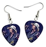 Toby Keith (WK) 2 X Live Performance Guitare Mediator Pick Boucles d'oreilles Earrings
