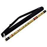 Transverse Base Bamboo Flute Bansuri (Tune F) bois Instrument de musique pour les professionnels de 71 CM