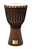 Tycoon Percussion TAJ-12CO Djembé africain sculpté à la main finition effet écorce d'orange 30,5 cm