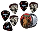 Van Halen Set of 6 Double Sided Loose Guitar Médiators Picks in Tin