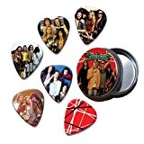 Van Halen Set of 6 Loose Guitar Médiators in Tin ( Collection E )