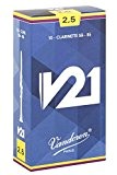 Vandoren CR8025 Série V21
force 2,5 Boîte de 10 Anches pour Clarinette SIB Bleu
