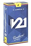 Vandoren CR804 Série V21
force 4 Boîte de 10 Anches pour Clarinette SIB Bleu