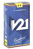 Vandoren CR8045 Série V21
force 4,5 Boîte de 10 Anches pour Clarinette SIB Bleu