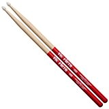 Vic Firth PVF X5BNVG Baguette pour Batterie American Classic Hickory Vic Grip Olive Nylon 5B Extreme