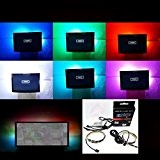 VinCorp Multicolore rétroéclairage USB TV Téléviseur LED RVB avec télécommande 24 touches Couleurs Lumière Backlight Ambilight UHD de s 4 ...
