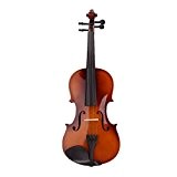 Violon - SODIAL(R)4/4 taille complete Naturel Violon Acoustique violon avec etui arc Colophane