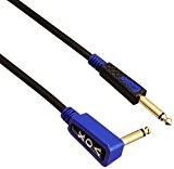 Vox VGS050 Câble audio 2 prises jack, 1 coudée et 1 droite, 5 m