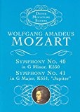 W.A. Mozart: Symphony No. 40 In G Minor K550 And Symphony No. 41 In C Major K551, 'Jupiter'. Partitions pour ...