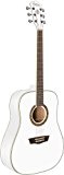 Washburn WD10SWH Guitare acoustique Blanc