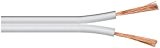 Wentronic LSK 2X0,5 Câble enceinte Rouleau de 50 m Profil 2x 0,5 mm² Blanc (Import Allemagne)