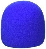 Woodbrass WS02 Bonnette pour Microphone en mousse Bleu