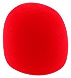 Woodbrass WS02 Bonnette pour Microphone en mousse Rouge