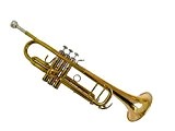 XIE@roll bar et le bronze trompette trois trompette ton Bach B configuration plate avec une valise, l'huile de valve, gants, ...