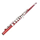 Xie (@ traversière C-flute Rouge Wind Instrument avec tige de nettoyage, chiffon de nettoyage, Joint la graisse et tournevis Boîte ...
