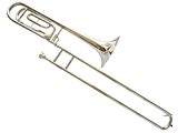 XIE@trombone basse instrument B ton plat en laiton nickelé trombone trombone équipé avec de l'huile d'essuyage des gants manuel de ...