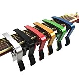 Yinweiwei® Capo de Guitare Capodastre Pour Guitare acoustique / électrique, Uklélé, Etc (Or)