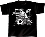 'You Rock Drummer percussions T-shirt "Croco Taille S