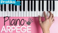 Piano - Comment positionner les doigts pour faire un arpège ?